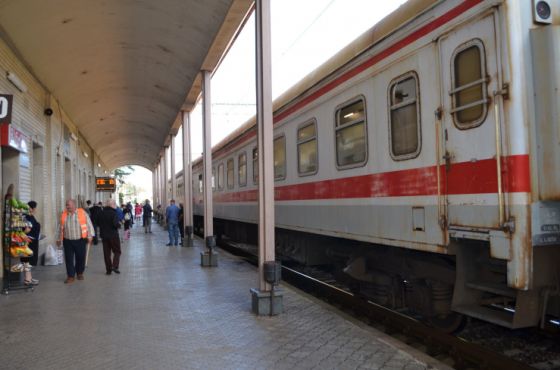 ხუთთვიანი პაუზის შემდეგ პირველი საგარეუბნო სარკინიგზო  რეისი შესრულდა