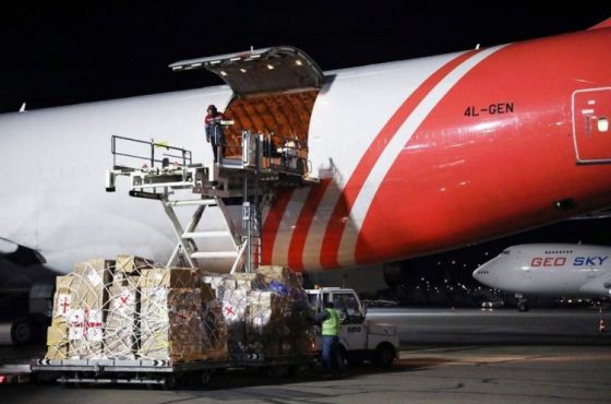 უკრაინაში 100 ტონა ჰუმანიტარული ტვირთი გაიგზავნა