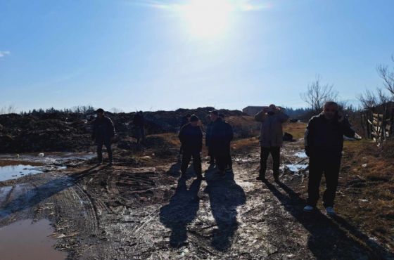 "ტერიტორია გადააქციეს სამშენებლო ნარჩენების ნაგავსაყრელად" - მოსახლეობის პროტესტი ქუთაისში 