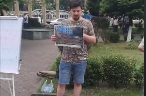 “ნუ მოკლავ ჭიათურას” - მდუმარე აქცია