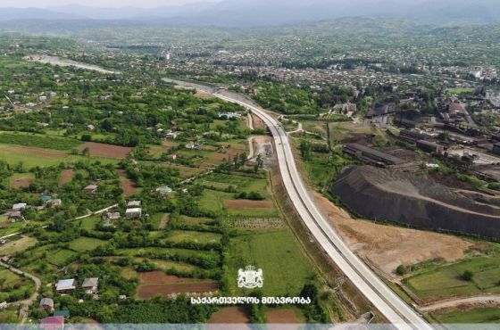 ზესტაფონის შემოვლითი ახალი მაგისტრალური გზა დღეიდან გაიხსნა