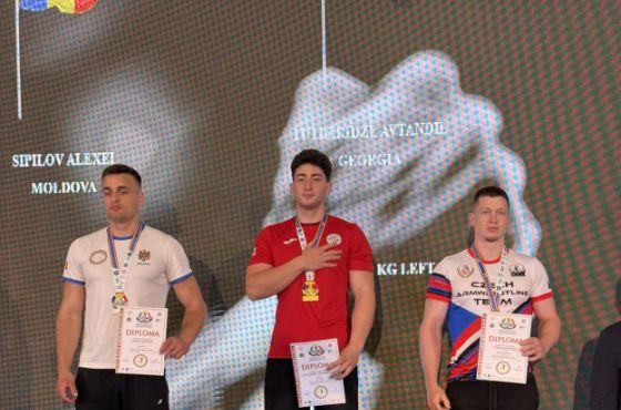 ქუთაისელი ავთო თუთბერიძე, მკლავჭიდში, ევროპის ჩემპიონი გახდა