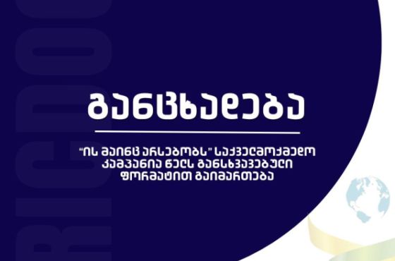 "ასეთი ინიციატივები გვახსენებს, რომ ყველას აქვს უნარი, სხვებისთვის სასიკეთო ნაბიჯი გადადგას“ 