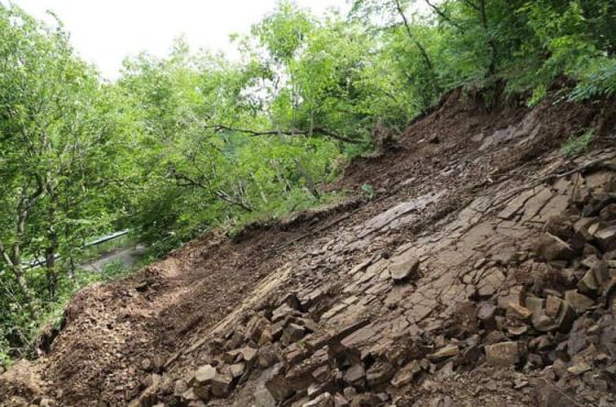 მეწყერის გამო, რიკოთის გვირაბის შემოსავლელ გზაზე ავტოტრანსპორტის მოძრაობა აიკრძალა