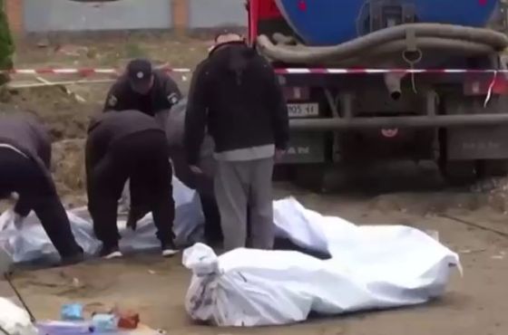 კიევის მახლობლად, სოფელ ბუზოვაიაში 50-ზე მეტი მოკლული იპოვეს