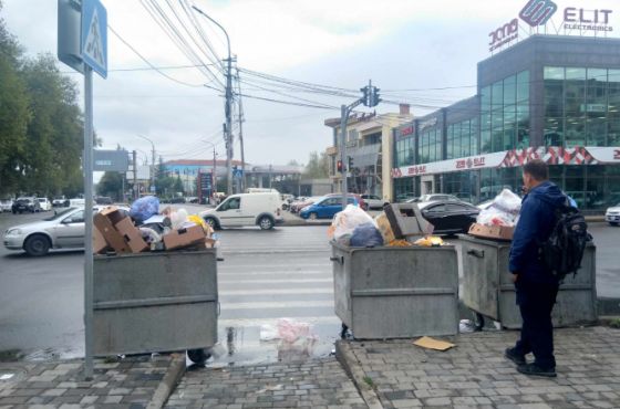 " სირცხვილია უბრალოდ" - გადავსებული ურნები და ანტისანიტარია ქუთაისის ქუჩებში 