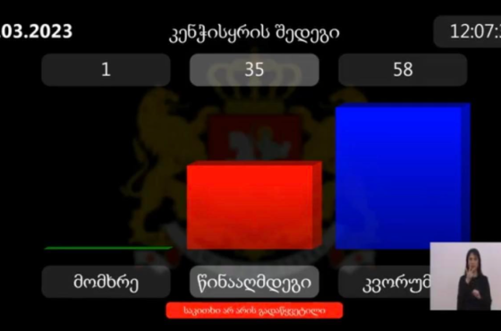 „უცხოელი აგენტების რეგისტრაციის შესახებ“ კანონპროექტი ინიციატორებმა პარლამენტიდან გაიწვიეს