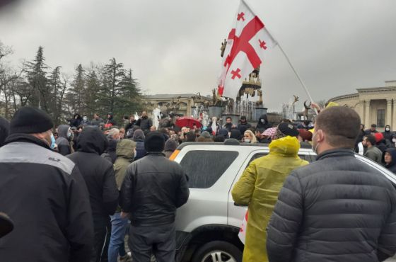  დაიცავი რიონის ხეობა  - პროტესტი ავტომობილების კოლონით