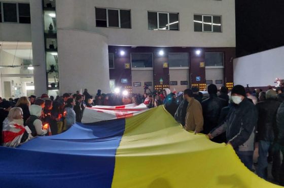 უკრაინაში დაღუპული მებრძოლი დავით გობეჯიშვილი ტყიბულში გადაასვენეს 