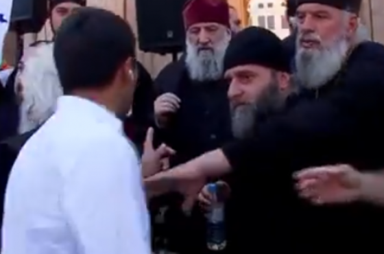 "თბილისი პრაიდის" საწინააღმდეგო აქციაზე ქუთაისის მიტროპოლიტიც იმყოფება