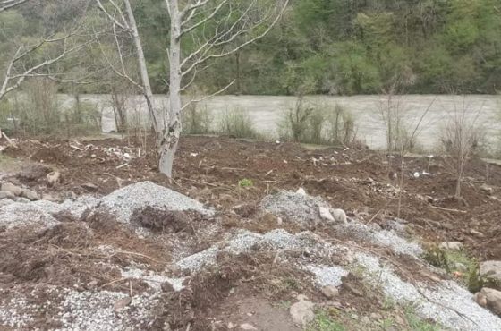 სოფელ  ნამოხვანში კარვების ადგილი გადათხარეს 