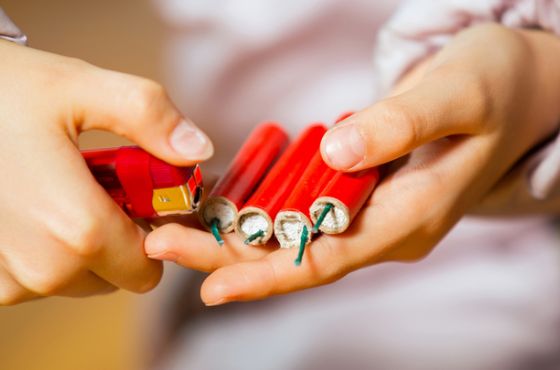 ქუთაისში პიროტექნიკით არასრულწლოვანი დაშავდა