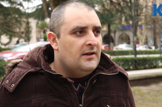 ქუთაისელები ნიკა მელიას დაკავებაზე (ვიდეო)