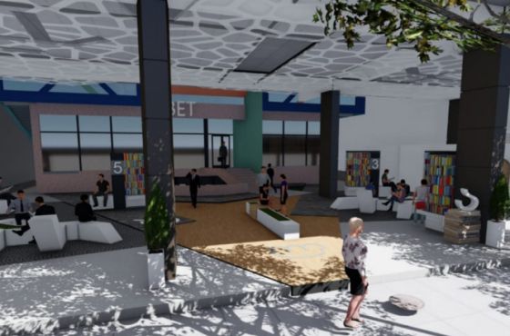 როგორი იქნება  ბიბლიოთეკა  ღია სივრცეში  (ფოტო)