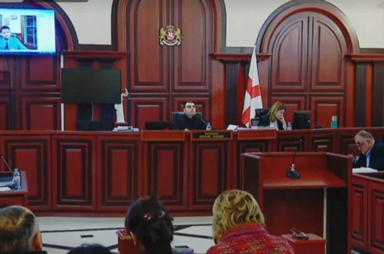 მიხეილ სააკაშვილის სასამართლო  პროცესი მიმდინარეობს 