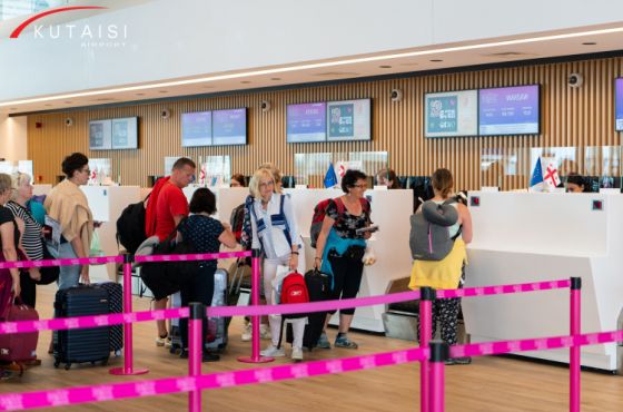 ქუთაისის აეროპორტი, ივლისში, მგზავრების რეკორდულ რაოდენობას მოემსახურა