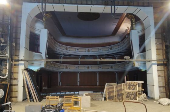 ქუთაისის ოპერის თეატრში სარემონტო სამუშაოები მიმდინარეობს