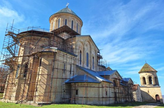 გელათის ტაძარში კედლის მხატვრობის საკონსერვაციო სამუშაოები იწყება