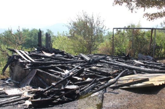 ბაღდათში საცხოვრებელი სახლი დაიწვა