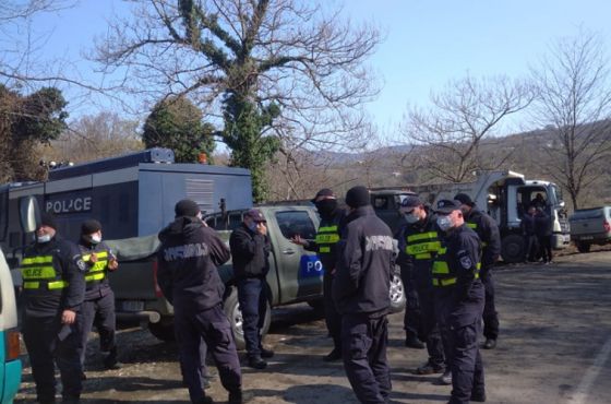  სპეცრაზმი, წყლის ჭავლის მანქანა - უპრეცედენტო მობილიზება რიონის ხეობაში