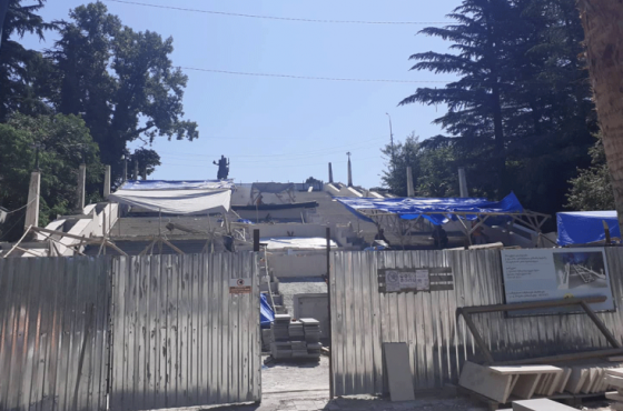 ას საფეხურიანი კიბის რეაბილიტაცია 10 დღეში უნდა  დასრულდეს 