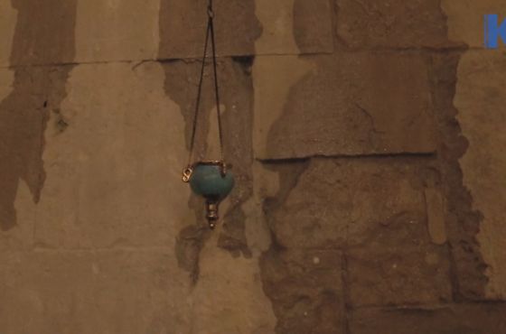 წვიმისგან დაზიანებული კედლები ბაგრატის ტაძარში (ვიდეო)