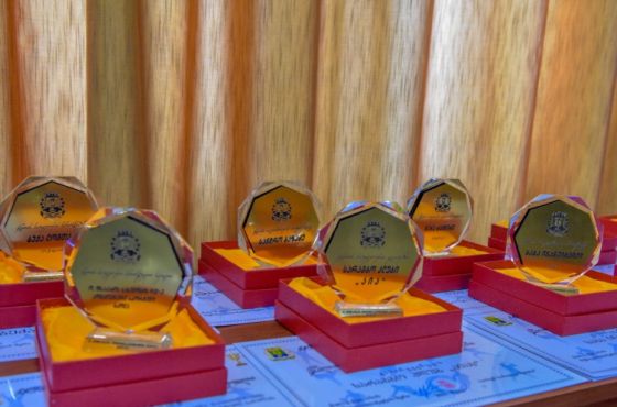 ქუთაისში წლის წარმატებული სპორტსმენები და მწვრთნელები დააჯილდოვეს