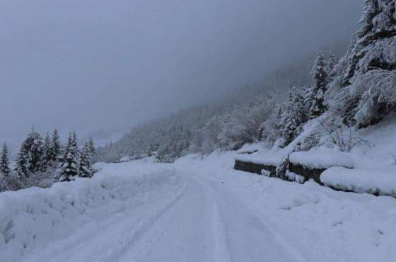 საჩხერე-ონის გზაზე,  კლდის მასის ჩამოშლის გამო, ავტოტრანსპორტის გადაადგილება აკრძალულია
