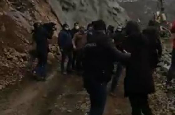 დაპირისპირება ნამახვანჰესის სამშენებლო ტერიტორიაზე