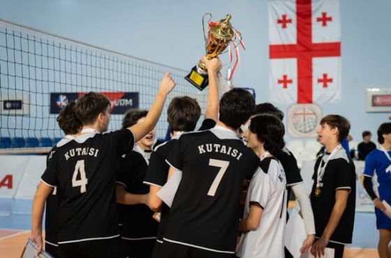 ქუთაისის ვაჟ ფრენბურთელთა გუნდი საქართველოს ჩემპიონი გახდა