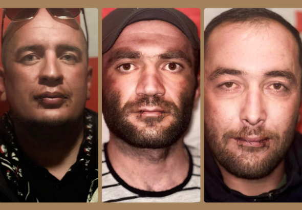 ჭიათურაში, კიდევ ორმა მაღაროელმა პროტესტის უკიდურეს ფორმას
მიმართა და პირი ამოიკერა.
