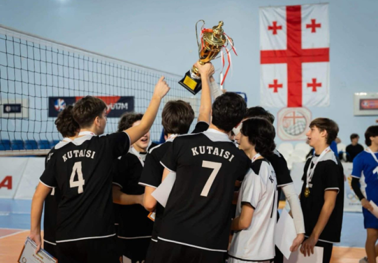 ქუთაისის ვაჟ ფრენბურთელთა გუნდი საქართველოს ჩემპიონი გახდა