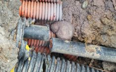 რიკოთის მაგისტრალურ გზაზე გარე განათების ქსელის კაბელები მოიპარეს