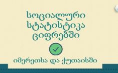 სოციალური სტატისტიკა ციფრებში (ინფოგრაფიკა)