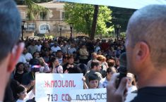 "თავისუფლება უკანონოდ დაკავებულებს“ - მასშტაბური  საპროტესტო აქცია  ჭიათურაში 