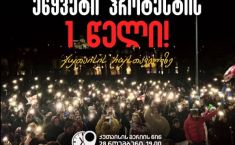 "ერთი წლის თავზე კვლავ შევიკრიბებით, რათა კიდევ ერთხელ დავანახოთ ყველას, რომ ბრძოლა გრძელდება გამარჯვებამდე"