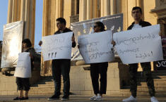 სარალიძისა და მაჩალიკაშვილის ოჯახის მხარდასაჭერად ქუთაისში აქცია გაიმართა